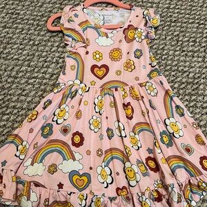 Posh Peanut Groovy Rainbow dress